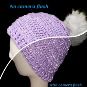 Purple Reflective Beanie comparison